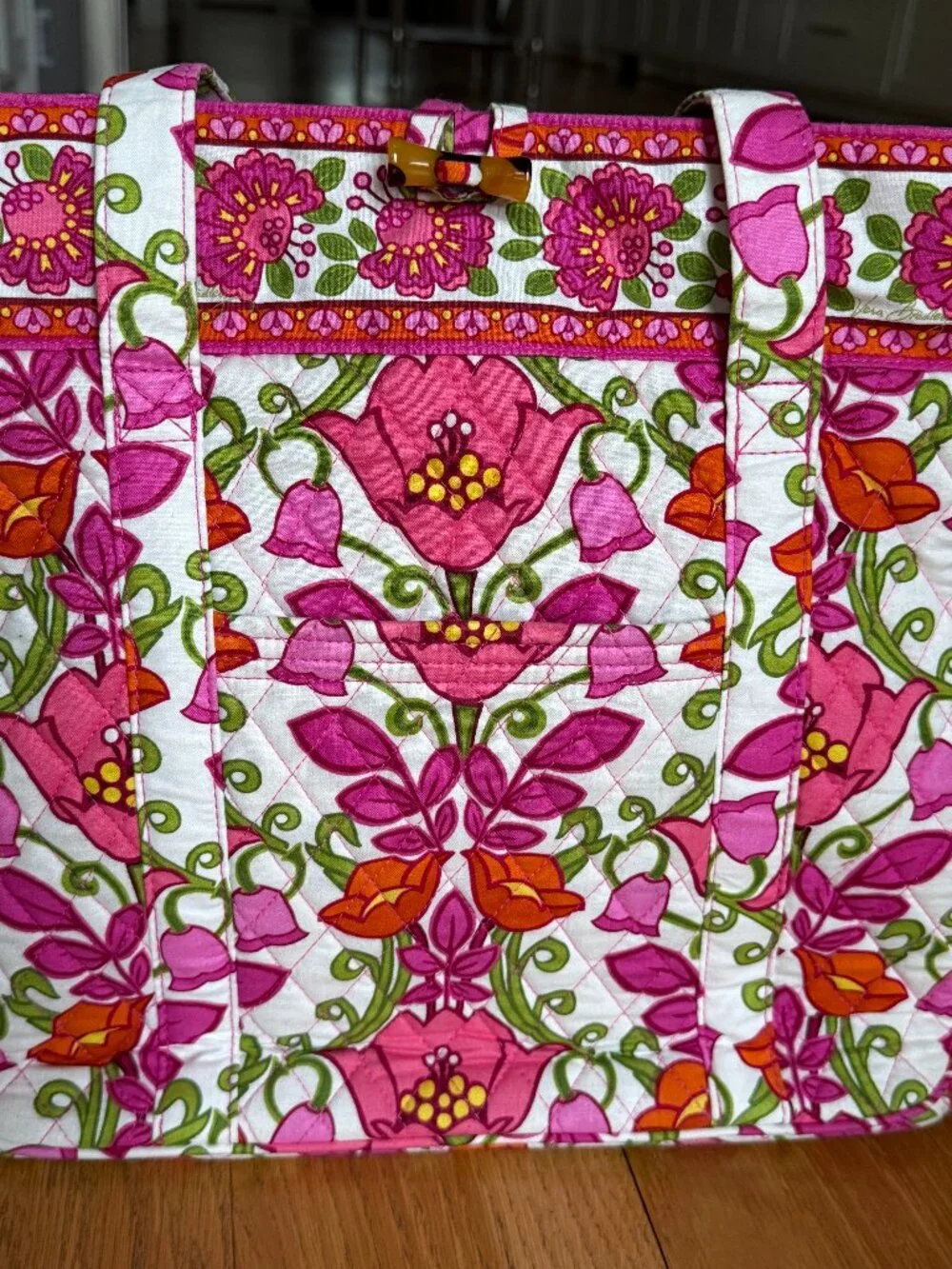 Vera Bradley Computer Tote Lilly Bell